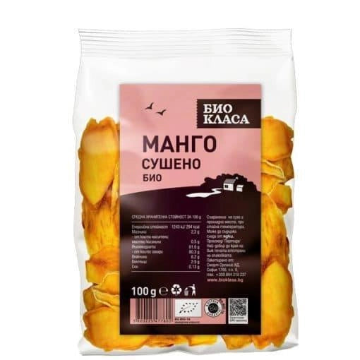 Био Манго, Сушено, 100g