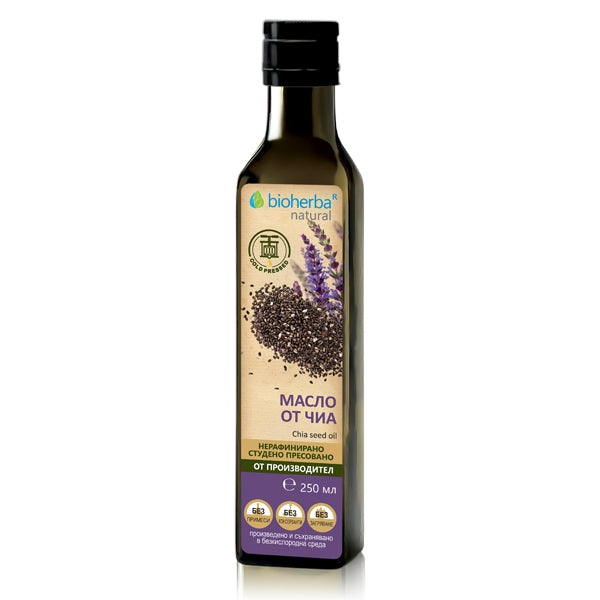 Масло от Чиа, bioherba, 250 ml