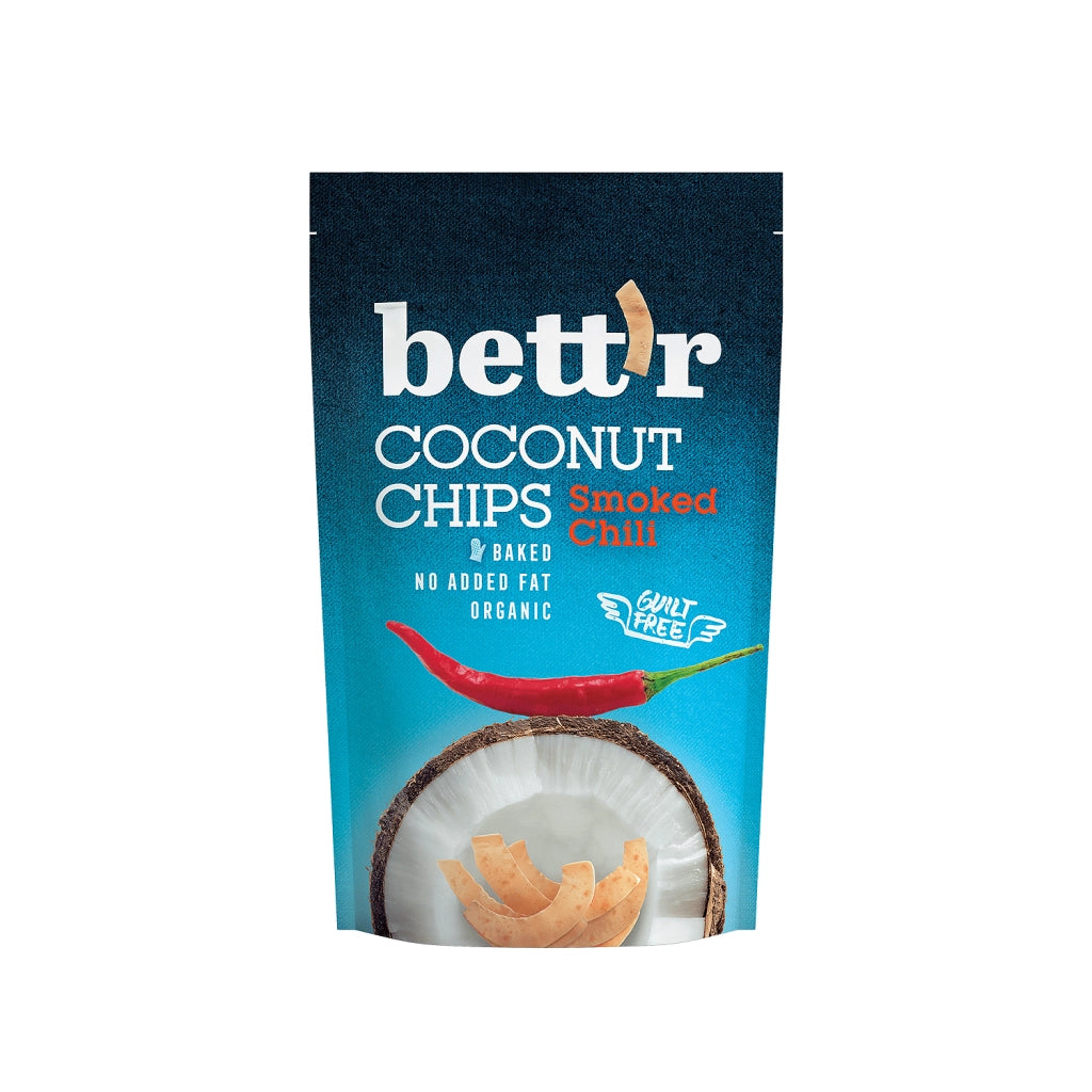 Био Кокосов Чипс с Чили, Bett'r, 70g
