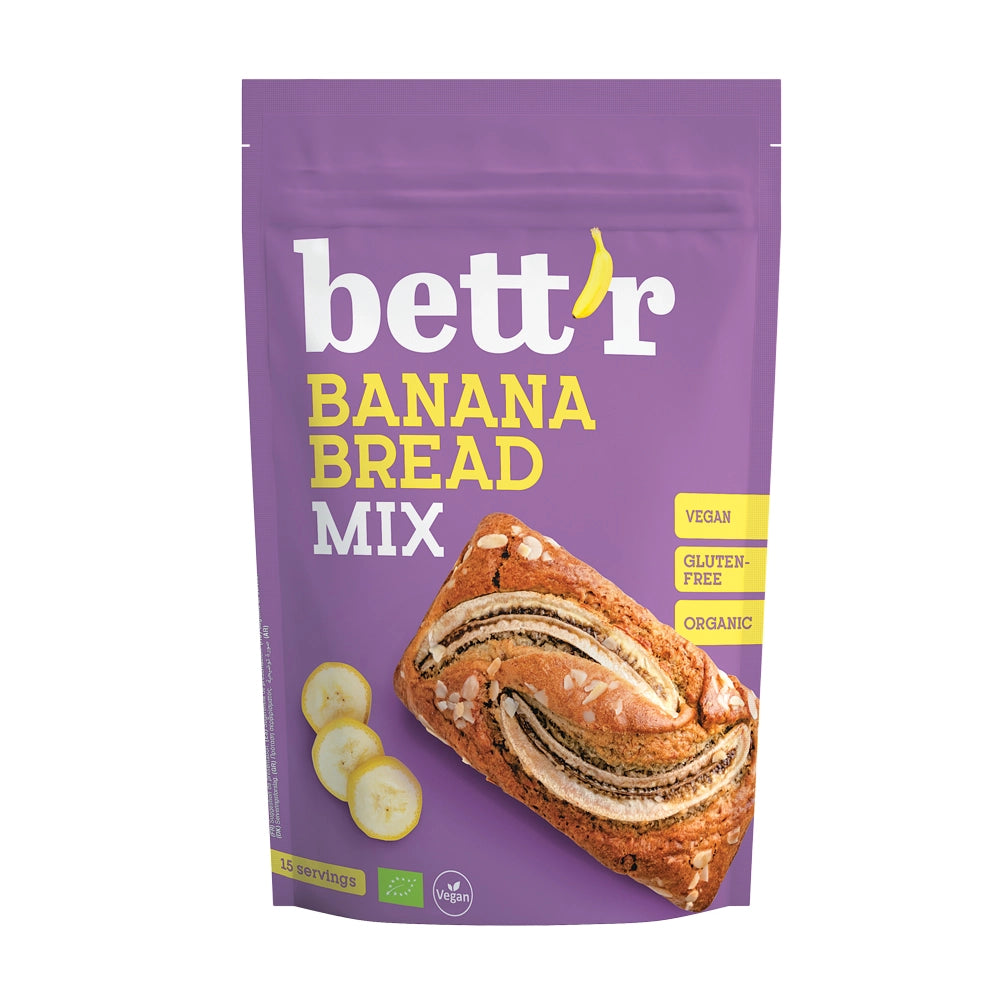 Био Безглутенов микс за бананов хляб, Bett'r, 300g