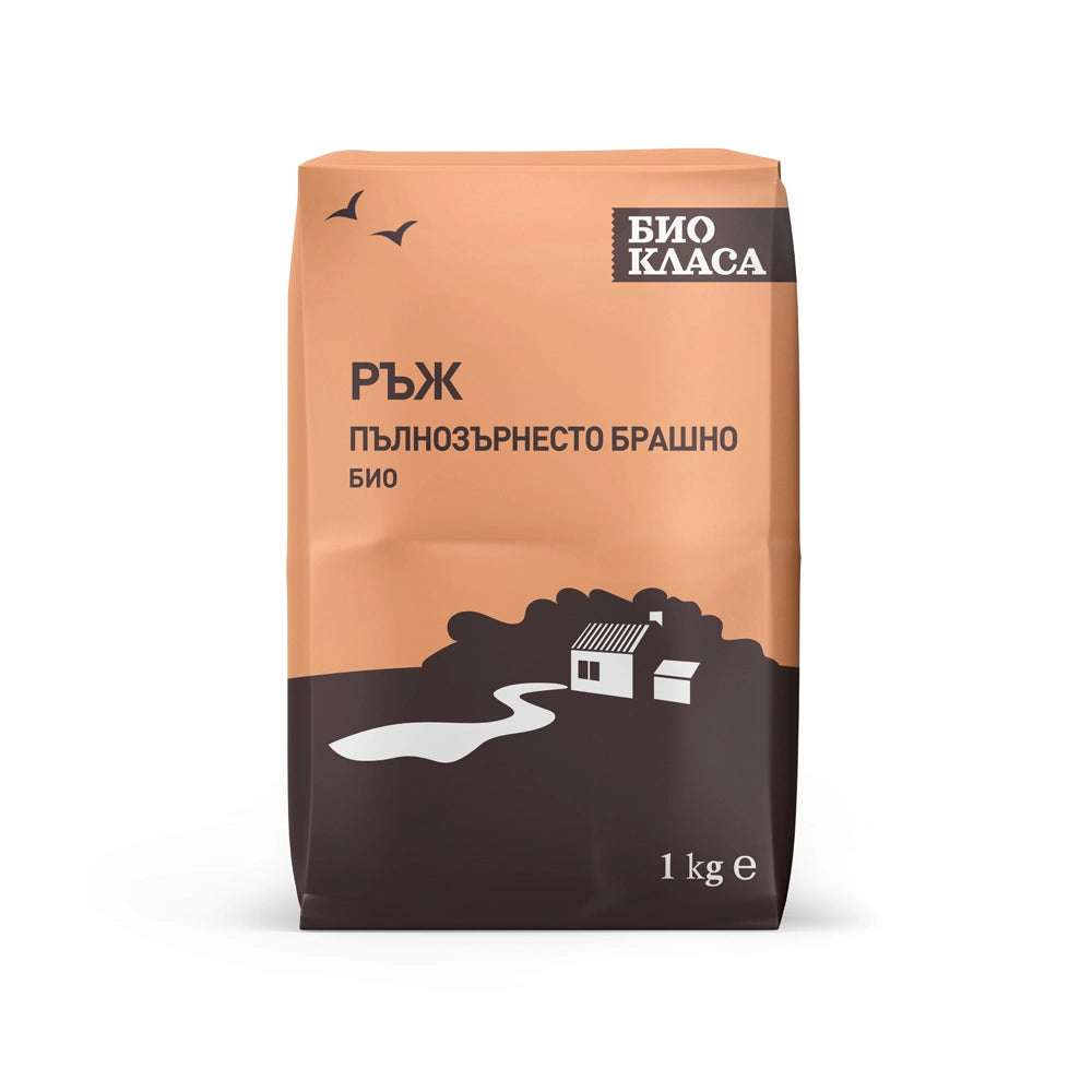 Био Брашно от Ръж, пълнозърнесто, 1kg
