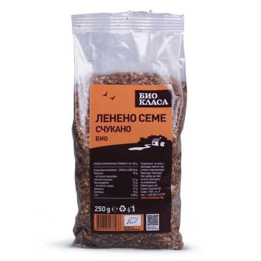 Био Ленено Семе, счукано, 250g