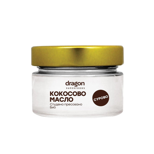 Био Кокосово Масло, студено пресовано, Dragon Superfoods, 100ml