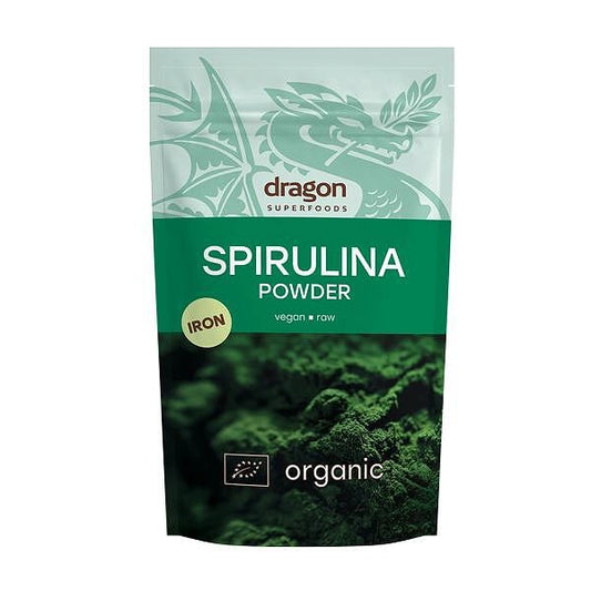 Био Спирулина На Прах, 200g, Dragon Superfoods