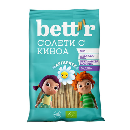 Био Солети с Киноа и Пшенично Брашно, Bett'r, 50g