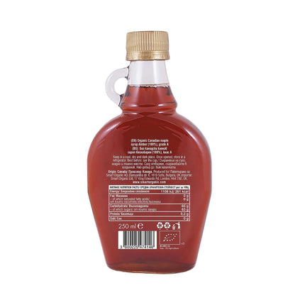 Био Кленов Сироп Кехлибарен (качество А), 250ml