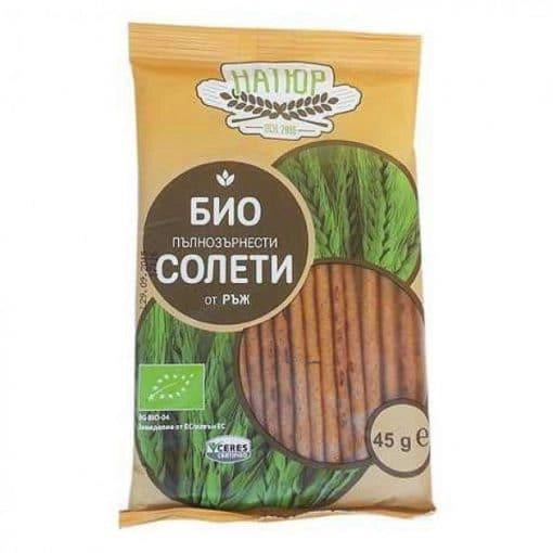 Био Солети от Ръж, Пълнозърнести, 45g