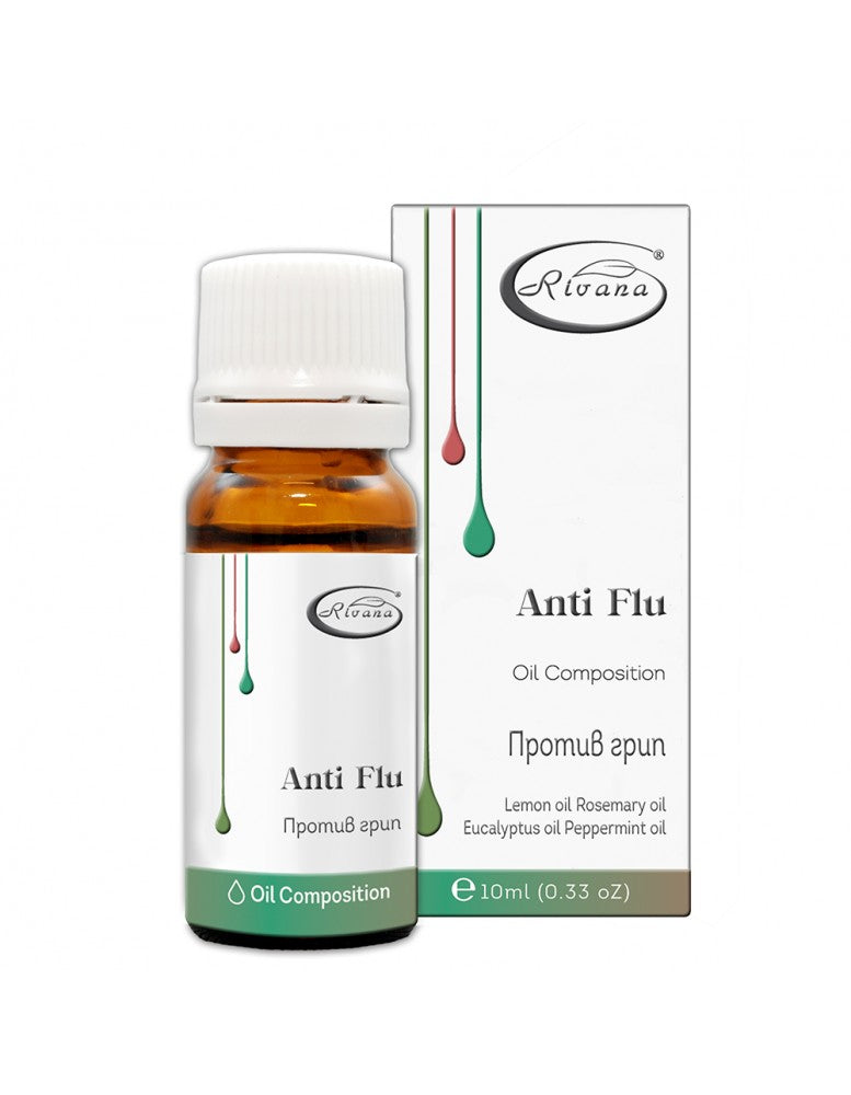 Против Грип, Композиция от Етерични Масла, Rivana, 10ml