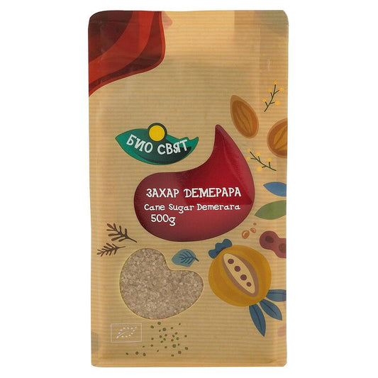 Био Тръстикова Захар (нерафинирана), 500g